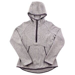 Lululemon Fleece Thank You Pullover Hoodie 1/2 Zip W3BEGS Smoky Blush Size 6